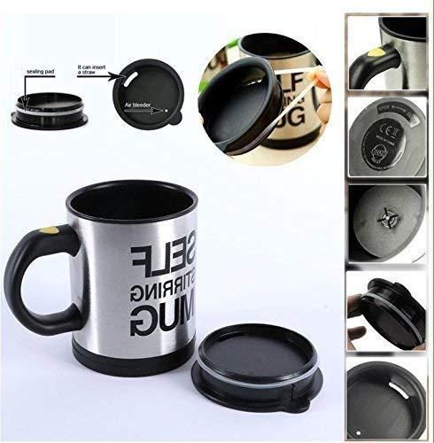 Self Stirring Coffee Mug – Automatic Mixing Travel Cup for Hot Drinks