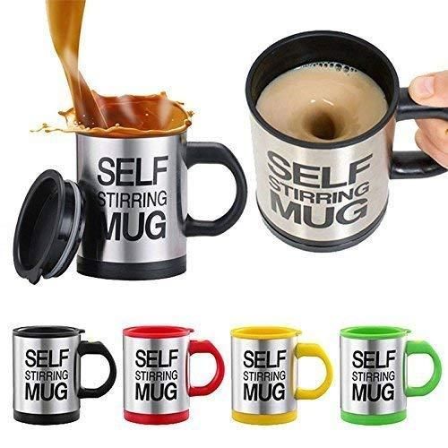 Self Stirring Coffee Mug – Automatic Mixing Travel Cup for Hot Drinks